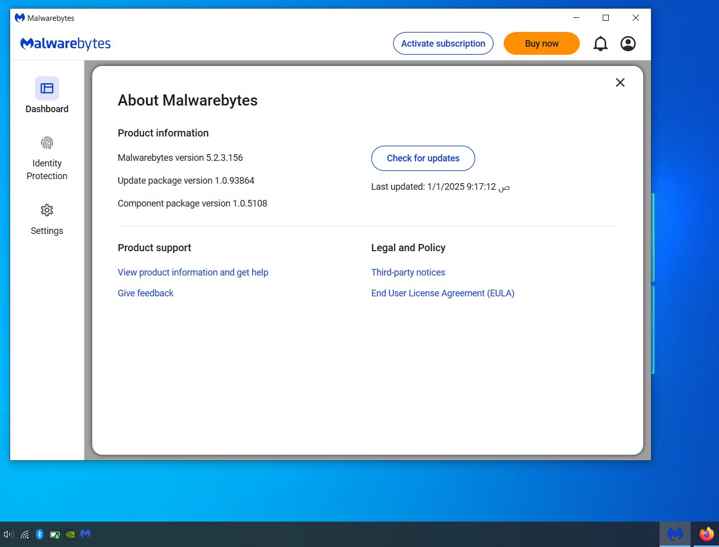 الموضوع 'بخصوص تفعيل برنامج Malwarebytes 5.2.3.156'